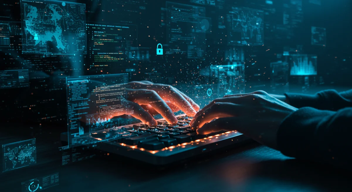 Hacker using AI for advanced cyber attacks