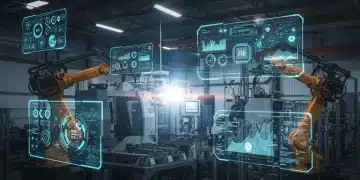 AI-Driven Predictive Maintenance: Saving Millions in US Operations AI-powered predictive maintenance in a modern US factory