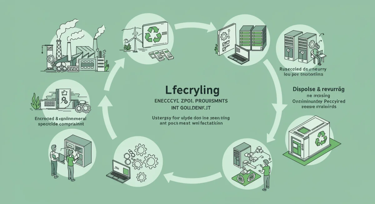 Circular economy principles in green IT equipment lifecycle