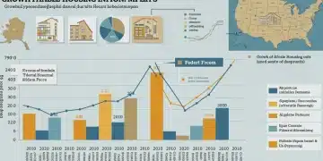 Infographic showing federal affordable housing unit growth and demand shifts
