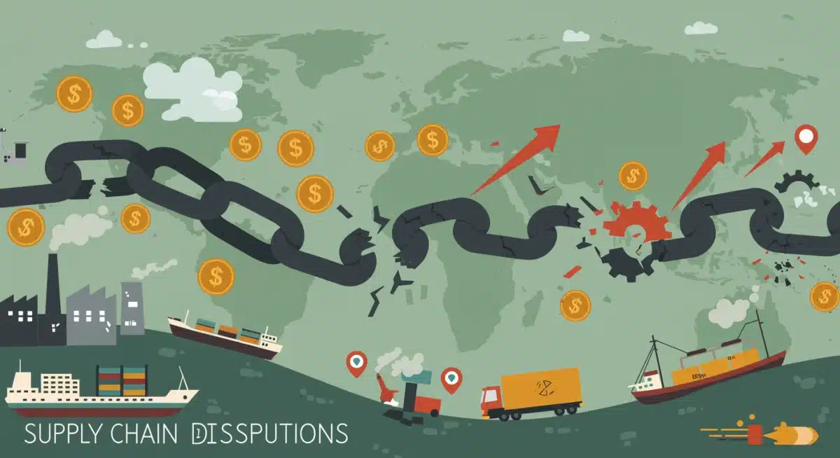 Supply chain disruptions leading to increased costs for businesses