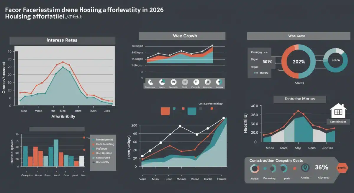 Infographic illustrating housing affordability factors and their impact on the 2026 market.